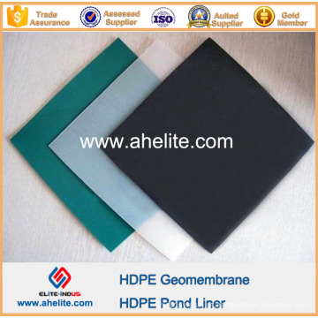 Espessura de placa impermeável HDPE 3mmx1mx2m